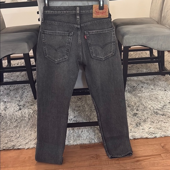 Levi's Dark Gray Straight Jeans for Men - Picture 2 of 5